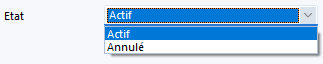 Etat annulé